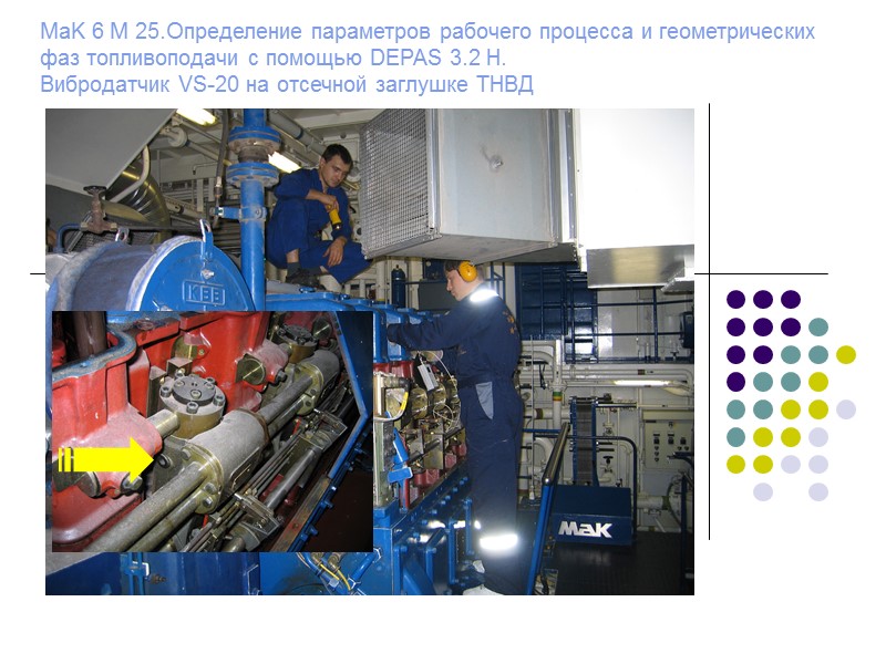 MaK 6 M 25.Определение параметров рабочего процесса и геометрических фаз топливоподачи с помощью DEPAS